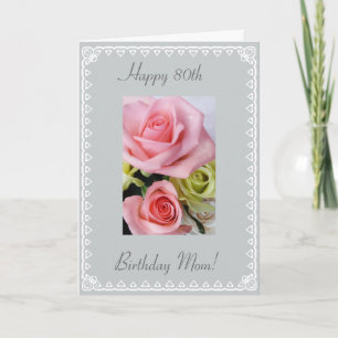 De 80ste Verjaardag van het mamma Kaart