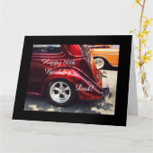 De 80ste verjaardag van papa kaart (Gele Bloem)