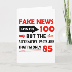 de 85ste giften van de éénjarigenverjaardag kaart