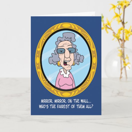 De 85ste verjaardag van mama kaart (Gele Bloem)