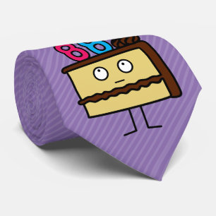 de 88ste Cake van de Verjaardag met Kaarsen Stropdas