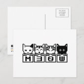 DE 8-BITS CATS M30W BRIEFKAART (Voorkant / Achterkant)