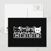 DE 8-BITS CATS M30W BRIEFKAART (Voorkant / Achterkant)
