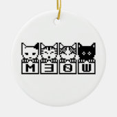 DE 8-BITS CATS M30W KERAMISCH ORNAMENT (Voorkant)