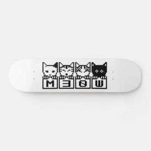 DE 8-BITS CATS M30W SKATEBOARD