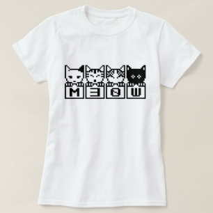 DE 8-BITS CATS M30W T-SHIRT