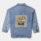 De 92% denim jacket (Achterkant)
