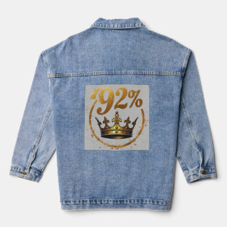 De 92% denim jacket