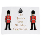 De 92e verjaardag van de koningin large cadeauzakje (Voorkant)
