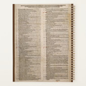 De 95 Theses (Martin Luther) Planner (Achterkant)