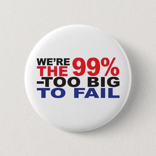 De 99% - te groot om te falen ronde button 5,7 cm (Voorkant)