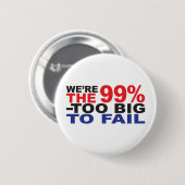 De 99% - te groot om te falen ronde button 5,7 cm (Voorkant /achterkant)