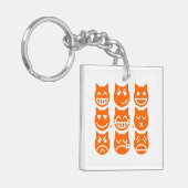 De 9 levens van de Emoji-kat Sleutelhanger (Voorkant Links)
