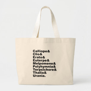 De 9 Muzen Zoals Gepopulariseerd Door De Griekse M Grote Tote Bag
