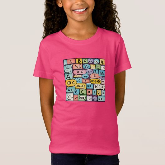 De A, B, C T-shirt (Voorkant)