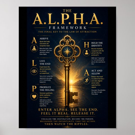De A.L.P.H.A. Poster (Voorkant)