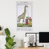De aan de koning voorgelegde Giraffe Poster (Thuiskantoor)