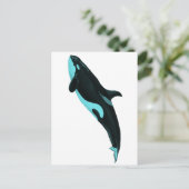 DE AANBESTEDENDE ORCA BRIEFKAART (Staand voorkant)