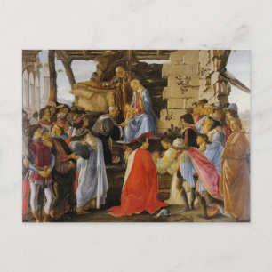 De Aanbidding der Wijzen door Botticelli Briefkaar Briefkaart