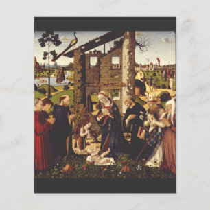 De Aanbidding door Biagio d'Antonio Middeleeuwse K