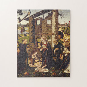 De Aanbidding door Biagio d'Antonio Middeleeuwse K Legpuzzel