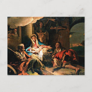 De Aanbidding door de Herders Briefkaart