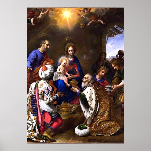 De aanbidding door de Wijzen Poster (Voorkant)