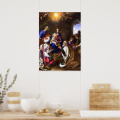 De aanbidding door de Wijzen Poster (Keuken)