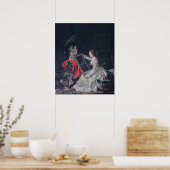De aandachtige student - Fragonard Poster (Keuken)