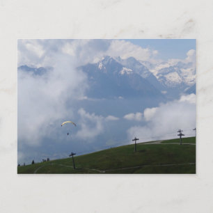 De aangepaste Alpen-briefkaarten Briefkaart