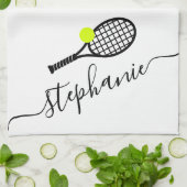 De Aangepaste Naam van het Manuscript van Tennis Theedoek (Gevouwen)