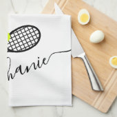 De Aangepaste Naam van het Manuscript van Tennis Theedoek (Quarter Fold)