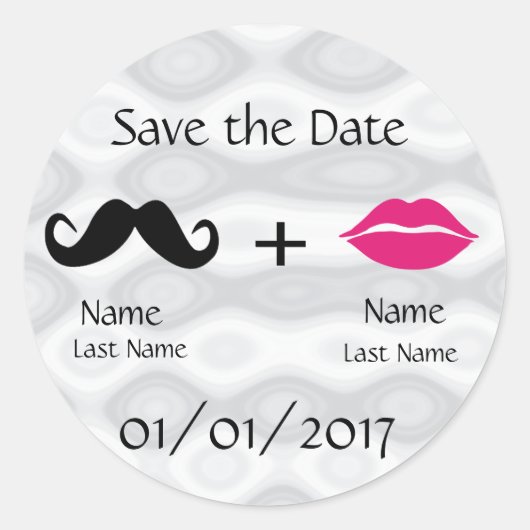 De aangepaste Sticker Datum opslaan (Voorkant)