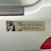 De aangepaste tekst Kiss / Il Bacio bumpersticker (Op auto)