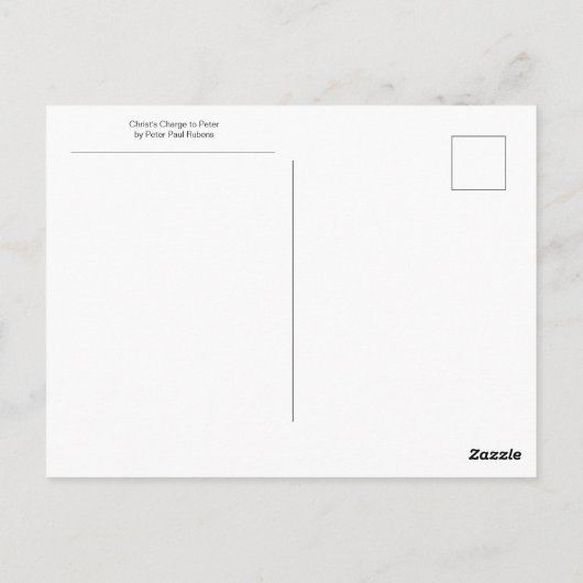 De aanklacht van Peter Paul Rubens tegen Peter Briefkaart (Achterkant)