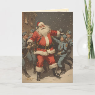 De aanklachten tegen de Kerstman Feestdagen Kaart