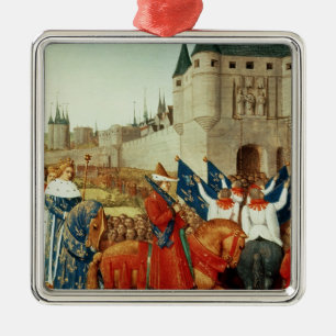 De aankomst van Charles V in Parijs Metalen Ornament