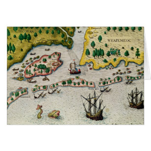 De aankomst van de Engelsen in Virginia