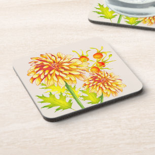 De Aankomst van de herfst op een Onderzetter Reeks