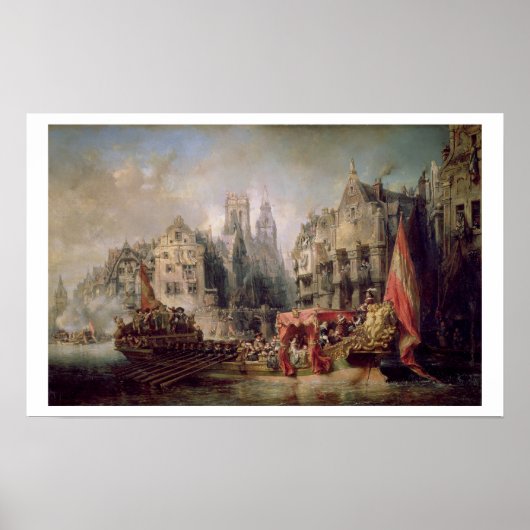 De aankomst van Fernando Alvarez de Toledo, hertog Poster (Voorkant)