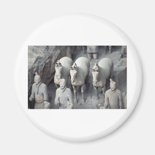 De aankomst van het Terracotta Leger Magneet