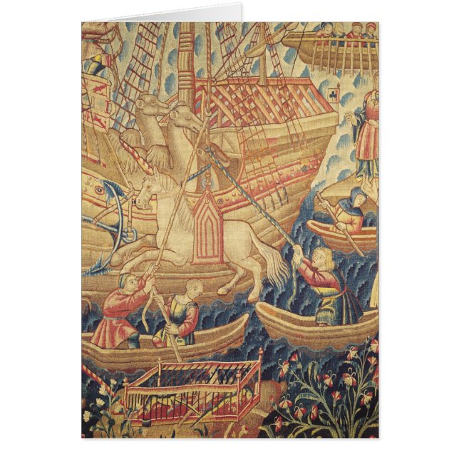 De aankomst van Vasco de Gama in Calicut (Voorkant)