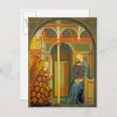 De aankondiging, c. 1423-24 briefkaart (Voorkant / Achterkant)