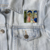 De aankondiging, c.1430-32 vierkante button 5,1 cm (In situ)