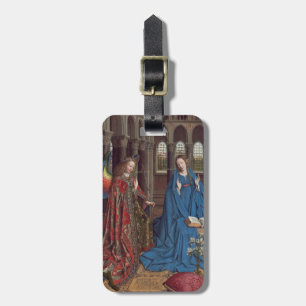 De aankondiging, c. 1434-36 (olie op doek) bagagelabel