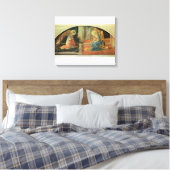 De aankondiging, c.1450-3 canvas afdruk (Insitu (Slaapkamer))