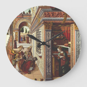 De Aankondiging Carlo Crivelli Renaissance Kunst Grote Klok