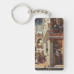 De Aankondiging Carlo Crivelli Renaissance Kunst Sleutelhanger