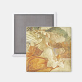 De aankondiging, de details van de Archangel Magneet (Voorkant / Achterkant)