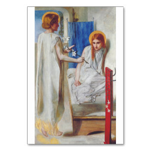 De Aankondiging door Dante Gabriel Rossetti Kaart